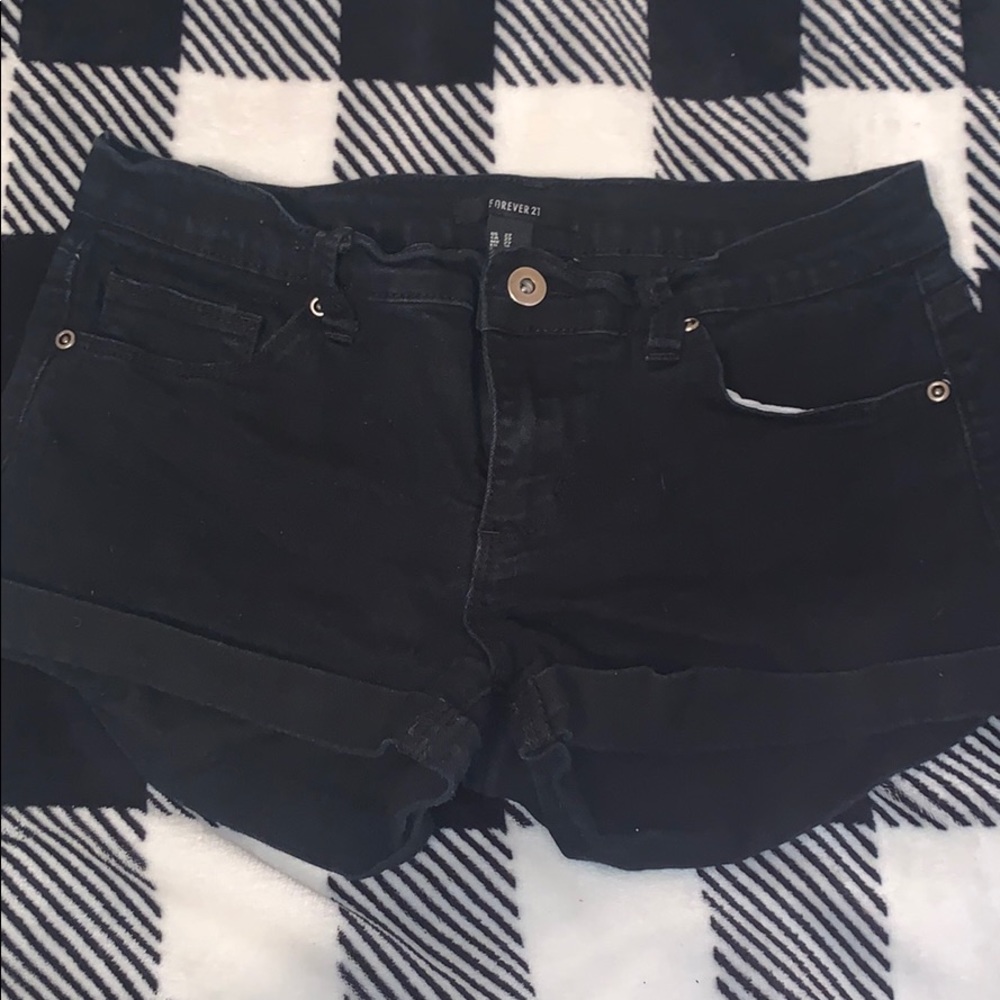 Black shorts from F21